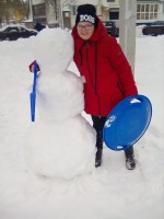 Конкурс снежных фигур «Веселый снеговик».