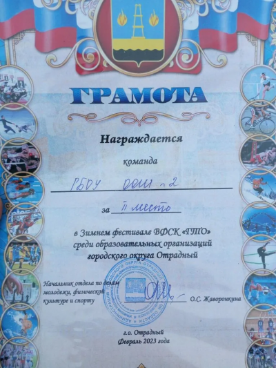 Поздравляем наших спортсменов!