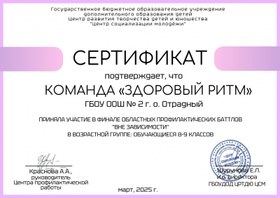 Областной профилактический батл «ВНЕ ЗАВИСИМОСТИ»