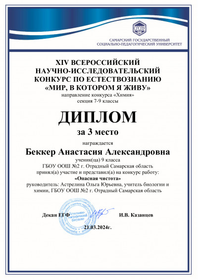 Поздравляем Анастасию с победой!