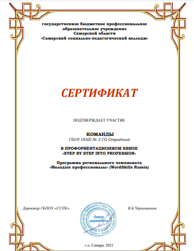«Молодые профессионалы»